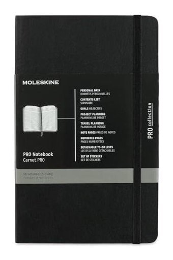 Storemax Moleskine Pro Defter L Boy Siyah Yumuşak Kapak - 0 - --