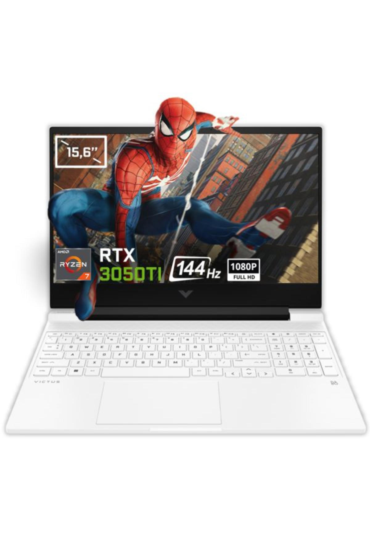 HP VICTUS 15-FB0004NT 71T71EA Harici GeForce RTX 3050 Ti AMD Ryzen 7 16 GB Ram DDR4 2 TB SSD 15.6 inç Full HD Windows 11 Pro Gaming Notebook Laptop