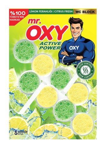 MR.OXY Mr. Oxy Wc Blok 2'li Limon Ferahlığı x 2 Adet