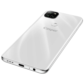 Casper Via E30 Plus 128 Gb Hafıza 4 Gb Ram 16 MP Ekran Android Akıllı Cep Telefonu Beyaz