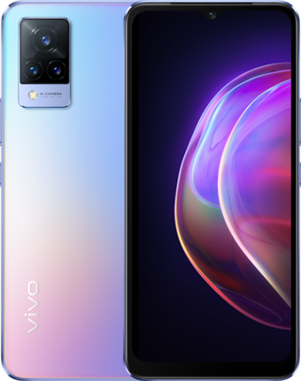 Vivo V21 128 Gb Hafıza 8 Gb Ram 6.44 İnç 64 MP Çift Hatlı Amoled Ekran Android Akıllı Cep Telefonu Alaca Mavi