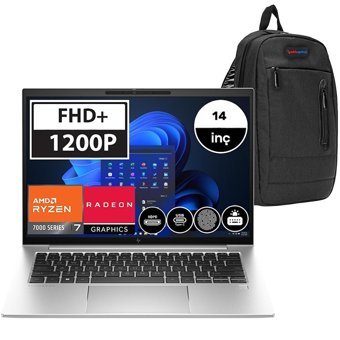 HP Elitebook 845 GEN 10 8A3T0EA03 Dahili AMD Radeon Graphics AMD Ryzen 7 16 GB Ram DDR5 2 TB SSD 14 inç Full HD Windows 11 Pro Laptop
