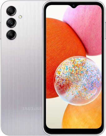 Samsung Galaxy A14 128 Gb Hafıza 4 Gb Ram 6.6 İnç 50 MP Pls Ekran Android Akıllı Cep Telefonu Gümüş