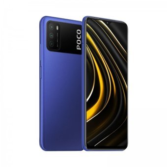 Poco M3 128 Gb Hafıza 4 Gb Ram 6.53 İnç 48 MP Çift Hatlı Ips Lcd Ekran Android Akıllı Cep Telefonu Mavi