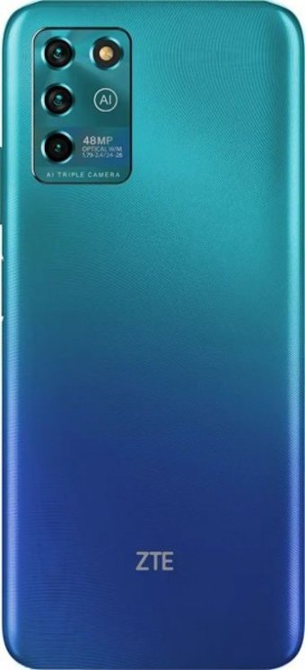 Zte Blade V30 Vita 128 Gb Hafıza 4 Gb Ram 6.82 İnç 48 MP Ips Lcd Ekran Android Akıllı Cep Telefonu Mavi