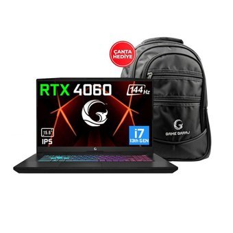 GAME GARAJ Slayer3 7-4060 C3 Harici GeForce RTX 4060 Intel Core i7 64 GB Ram DDR4 1 TB SSD 15.6 inç Full HD FreeDos Gaming Notebook Laptop