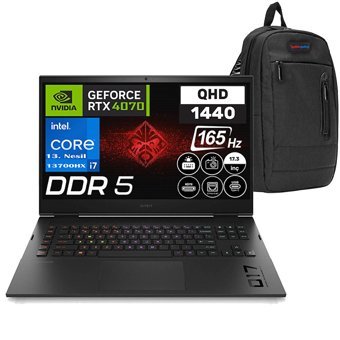 HP Omen 17-CM2002NT 7P6M4EAF06 Harici GeForce RTX 4070 Intel Core i7 32 GB Ram DDR5 2 TB SSD 17.3 İnç QHD FreeDos Gaming Notebook Laptop