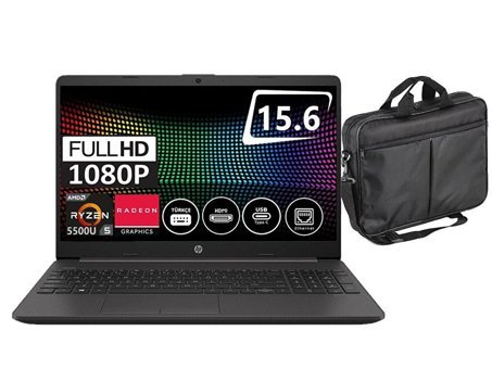 HP 255 G8 7N4W6AABT98 Dahili AMD Radeon Graphics AMD Ryzen 5 12 GB Ram DDR4 256 GB SSD 15.6 inç Full HD Windows 10 Home Laptop