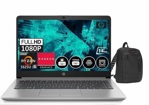 HP 245 G9 245G96Q8M2ES36 Dahili AMD Radeon Graphics AMD Ryzen 5 8 GB Ram DDR4 2 TB SSD 14 inç Full HD Windows 10 Pro Ultrabook Laptop