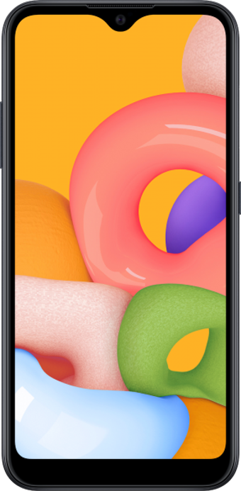 Samsung Galaxy A01 16 Gb Hafıza 2 Gb Ram 5.7 İnç 13 MP Pls Ekran Android Akıllı Cep Telefonu Siyah