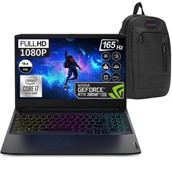 Lenovo IdeaPad Gaming 3 82K100KDTX14 GeForce RTX 3050 Ti Intel Core i7 16 GB Ram DDR4 512 GB SSD 15.6 inç Full HD Windows 11 Home Gaming Notebook Laptop