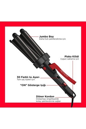 Revlon RVIR3056UKE 26 mm Seramik Wag Saç Maşası