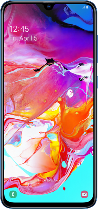 Samsung Galaxy A70 128 Gb Hafıza 6 Gb Ram 6.7 İnç 32 MP Çift Hatlı Super Amoled Ekran Android Akıllı Cep Telefonu Siyah