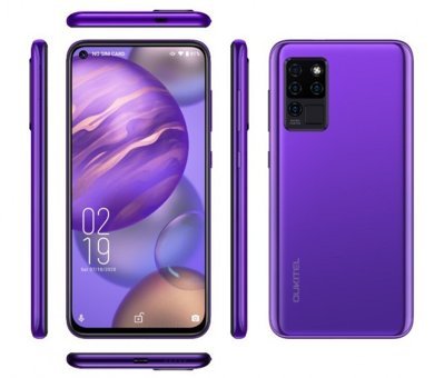 Oukitel C21 64 Gb Hafıza 4 Gb Ram 6.4 İnç 16 MP Ips Lcd Ekran Android Akıllı Cep Telefonu Mor