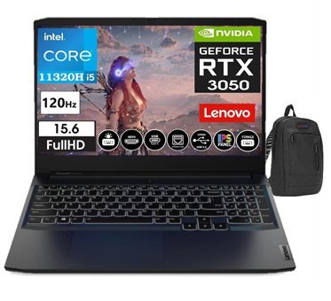Lenovo IdeaPad Gaming 3 15IHU6 882K101HWTX13 Harici GeForce RTX 3050 Intel Core i5 32 GB Ram DDR4 512 GB SSD 15.6 inç Full HD Windows 11 Home Gaming Notebook Laptop