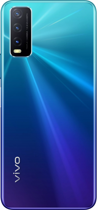 Vivo Y20S 128 Gb Hafıza 4 Gb Ram 6.51 İnç 13 MP Ips Lcd Ekran Android Akıllı Cep Telefonu Mavi