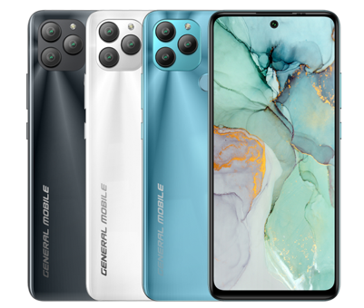 General Mobile Gm 22 Plus 128 Gb Hafıza 4 Gb Ram 6.78 İnç 48 MP Ips Lcd Ekran Android Akıllı Cep Telefonu Beyaz