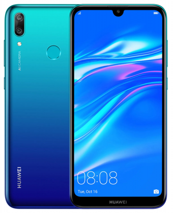 Huawei Y7 32 Gb Hafıza 3 Gb Ram 6.26 İnç 12 MP Ips Lcd Ekran Android Akıllı Cep Telefonu Mavi
