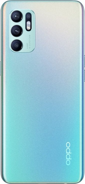Oppo Reno6 128 Gb Hafıza 8 Gb Ram 6.4 İnç 64 MP Çift Hatlı Amoled Ekran Android Akıllı Cep Telefonu Mavi