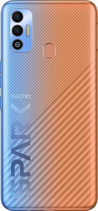 Tecno Spark 7T (Kf6P) 64 Gb Hafıza 4 Gb Ram 6.52 İnç 48 MP Ips Lcd Ekran Android Akıllı Cep Telefonu Turuncu