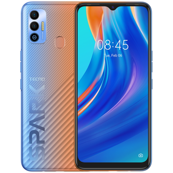 Tecno Spark 7T (Kf6P) 64 Gb Hafıza 4 Gb Ram 6.52 İnç 48 MP Ips Lcd Ekran Android Akıllı Cep Telefonu Turuncu