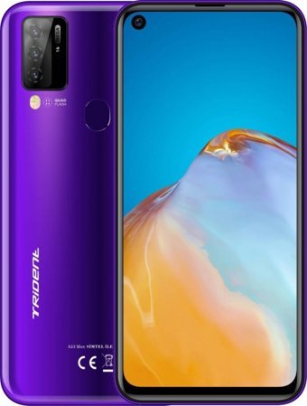 Trident A23 Max 64 Gb Hafıza 4 Gb Ram 6.53 İnç 16 MP Android Akıllı Cep Telefonu Mor