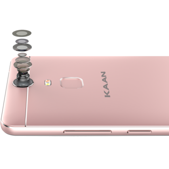 Kaan A1 16 Gb Hafıza 2 Gb Ram 5.0 İnç 13 MP Ips Lcd Ekran Android Akıllı Cep Telefonu Pembe