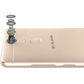 Kaan A1 16 Gb Hafıza 2 Gb Ram 5.0 İnç 13 MP Ips Lcd Ekran Android Akıllı Cep Telefonu Altın