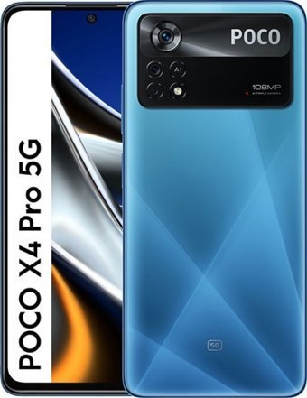 Poco X4 Pro 128 Gb Hafıza 6 Gb Ram 6.67 İnç 108 MP Çift Hatlı Amoled Ekran Android Akıllı Cep Telefonu Mavi