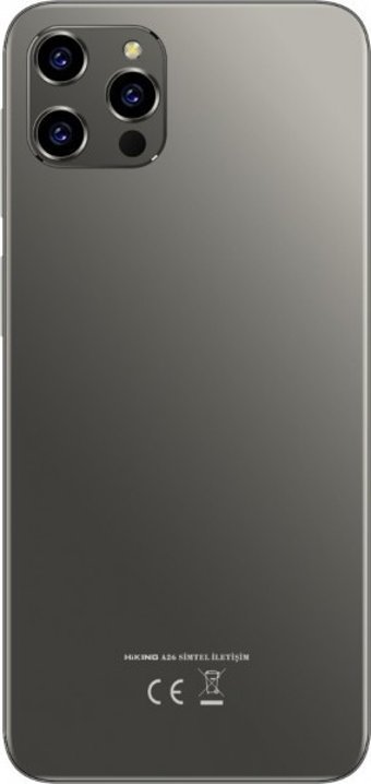 Hiking A26 128 Gb Hafıza 6 Gb Ram 6.53 İnç 48 MP Ips Lcd Ekran Android Akıllı Cep Telefonu Siyah