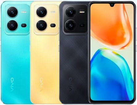 Vivo V25 256 Gb Hafıza 8 Gb Ram 6.44 İnç 64 MP Çift Hatlı Amoled Ekran Android Akıllı Cep Telefonu Siyah