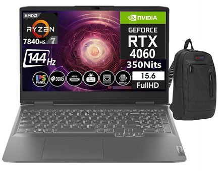 Lenovo LOQ 15APH8 82XT0048TX09 Harici GeForce RTX 4060 AMD Ryzen 7 64 GB Ram DDR5 2 TB SSD 15.6 inç Full HD FreeDos Gaming Notebook Laptop