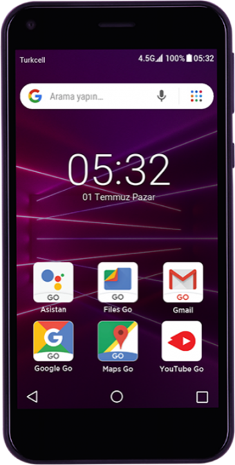 Vestel Venus Go 8 Gb Hafıza 1 Gb Ram 5.0 İnç 8 MP Ips Lcd Ekran Android Akıllı Cep Telefonu Beyaz