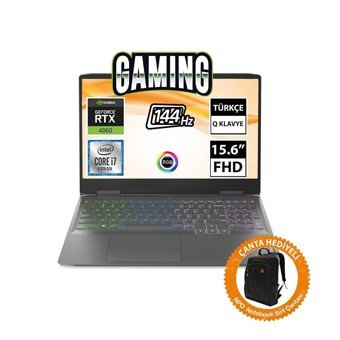 Lenovo LOQ 82XV00G8TR08 Harici GeForce RTX 4060 Intel Core i7 64 GB Ram DDR5 1 TB SSD 15.6 inç Full HD FreeDos Gaming Notebook Laptop