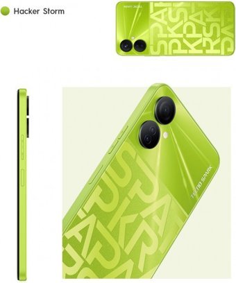 Tecno Spark 9 Pro (Kh7N) 128 Gb Hafıza 4 Gb Ram 6.6 İnç 50 MP Ips Lcd Ekran Android Akıllı Cep Telefonu Yeşil