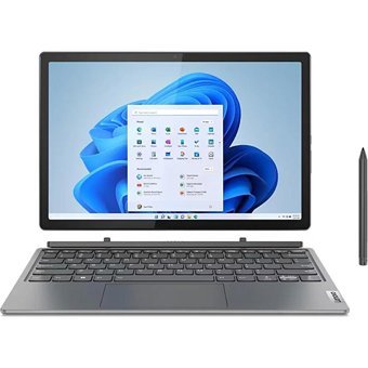 Lenovo IdeaPad Duet 5 12IAU7 82TQ005GTX Harici Intel Iris Xe Graphics Intel Core i5 16 GB Ram LPDDR4x 512 GB SSD 12.4 inç Full HD FreeDos 2'si 1 Arada Laptop