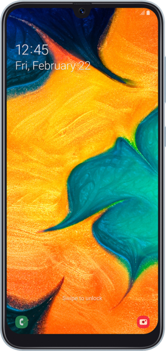Samsung Galaxy A30 64 Gb Hafıza 4 Gb Ram 6.4 İnç 16 MP Super Amoled Ekran Android Akıllı Cep Telefonu Beyaz
