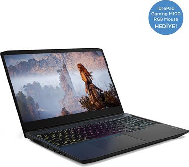 Lenovo IdeaPad Gaming 3 G82K200K4TX05 Harici GeForce RTX 3050 AMD Ryzen 5 32 GB Ram DDR4 1 TB + 256 GB SSD 15.6 inç Full HD FreeDos Gaming Notebook Laptop