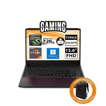 Lenovo IdeaPad Gaming 3 82K2023TTX09 GeForce RTX 3050 Ti AMD Ryzen 5 16 GB Ram DDR4 512 GB SSD 15.6 inç Full HD Windows 11 Pro Gaming Notebook Laptop