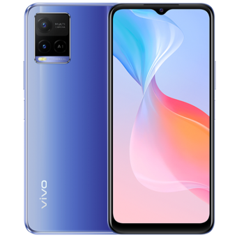 Vivo Y21 (V2111) 64 Gb Hafıza 4 Gb Ram 6.51 İnç 13 MP Ips Lcd Ekran Android Akıllı Cep Telefonu Mavi