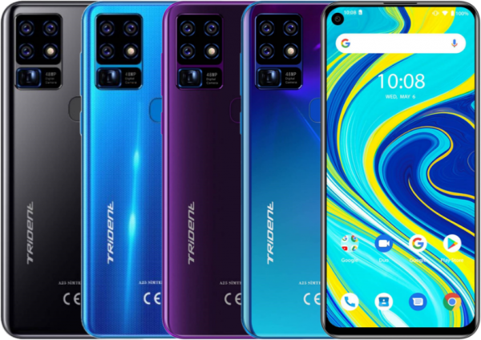 Trident A25 128 Gb Hafıza 6 Gb Ram 6.53 İnç 48 MP Ips Lcd Ekran Android Akıllı Cep Telefonu Mor