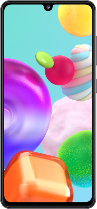 Samsung Galaxy A41 64 Gb Hafıza 4 Gb Ram 6.1 İnç 48 MP Super Amoled Ekran Android Akıllı Cep Telefonu Siyah