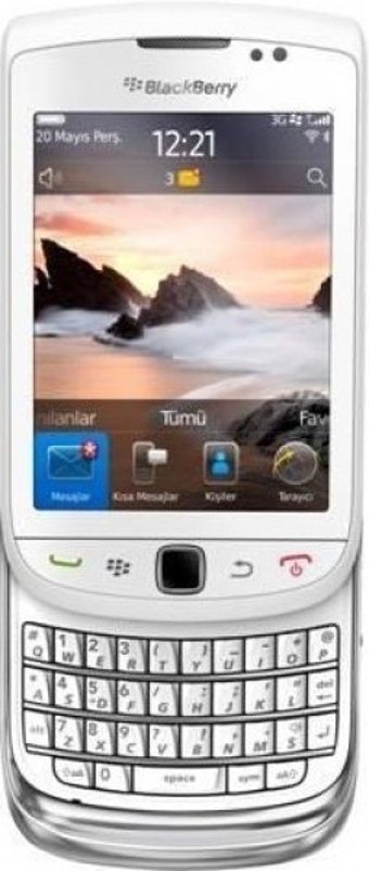 Blackberry Torch 9800 4 Gb Hafıza 512 Mb Ram 3.2 İnç 5 MP Tft Lcd Ekran Blackberry Os Tuşlu Cep Telefonu Beyaz