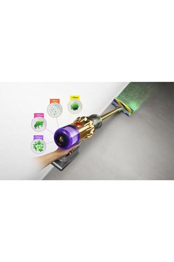 Dyson V12 545 W Şarjlı Dikey Süpürge Turuncu