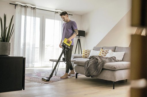 Karcher VC4 Cordless My Home Hepa Filtreli Şarjlı Dikey Süpürge Siyah