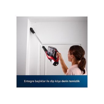 Philips Speed Pro Şarjlı Dikey Süpürge Kırmızı
