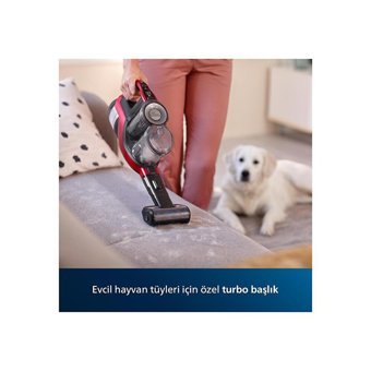Philips Speed Pro Şarjlı Dikey Süpürge Kırmızı