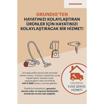Grundig VCP 8930 Hepa Filtreli 450 W Şarjlı Dikey Süpürge Siyah