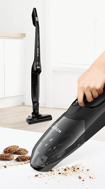 Bosch BCHF216B Hepa Filtreli Şarjlı Dikey Süpürge Siyah