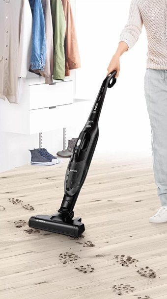 Bosch BCHF216B Hepa Filtreli Şarjlı Dikey Süpürge Siyah